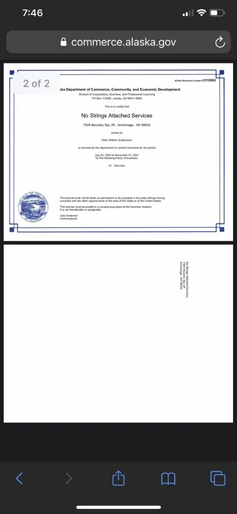 Custom lawn care service for homes in Anchorage, AK by No Strings Attached Services