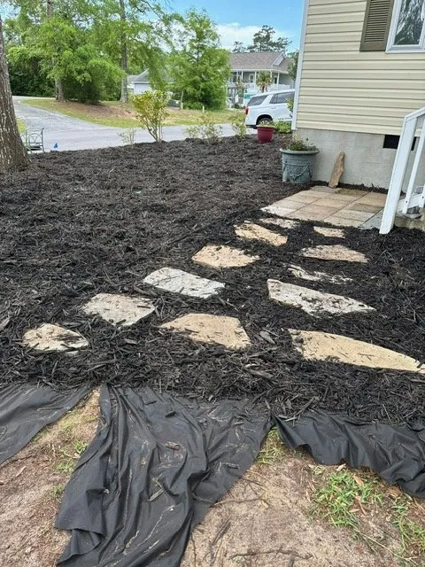 Custom lawn care service with custom design in Bolivia, NC by Noah & Sons Landscaping
