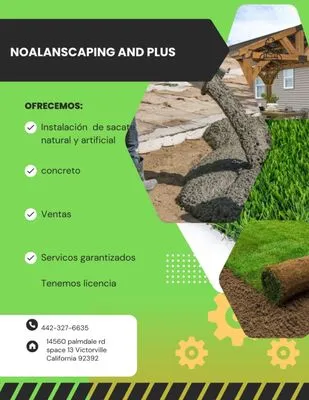 Noah Landscaping £ plus Logo