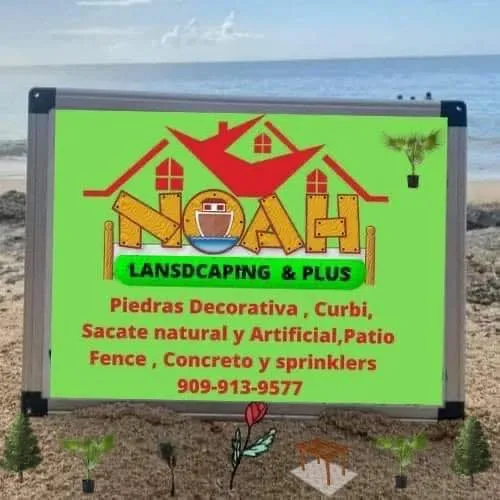 Local landscape installation in Victorville, CA by Noah Lanscaping & Plus