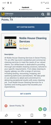 Noble cleaning service