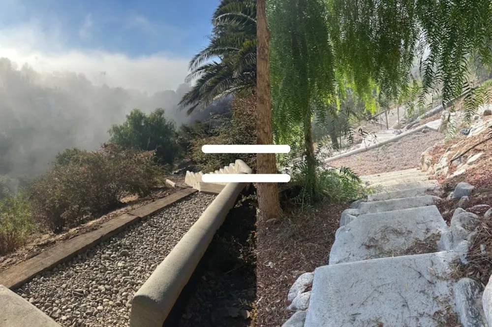 Custom outdoor landscaping in Los Angeles, CA - Noble Nest Construction