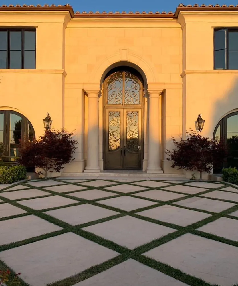 Professional outdoor landscaping in Newport Beach, CA by Noble Saint
