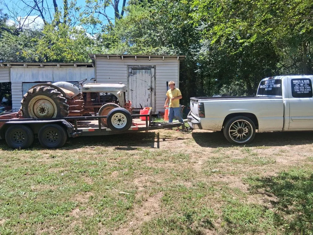 Local landscape installation in Thomasville, NC by Nobles & Sons & Lawn Care & Tree Service