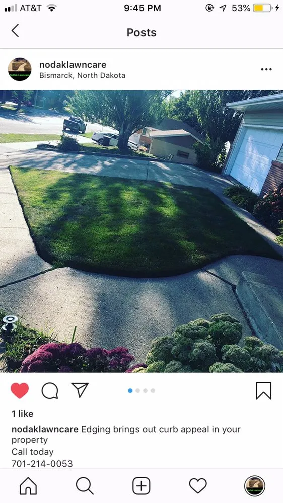 Custom yard maintenance in Bismarck, ND by Nodak Lawncare