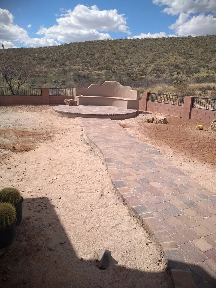 Professional landscape installation in Tucson, AZ by Noe Orozco Landscaping
