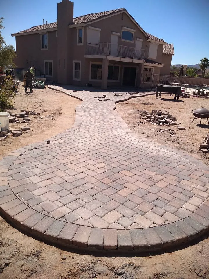 Professional landscape installation in Tucson, AZ by Noe Orozco Landscaping