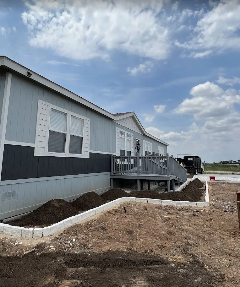 Local landscape installation in Rosenberg, TX by Noe's Lawn Care