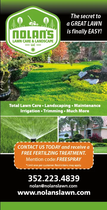 Custom landscaping services for homes in Clermont, FL by Nolan's Lawn Care & Landscape
