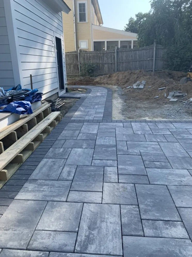 Custom outdoor landscaping for homes in Marblehead, MA by Nolasco Lanscaping & Construction