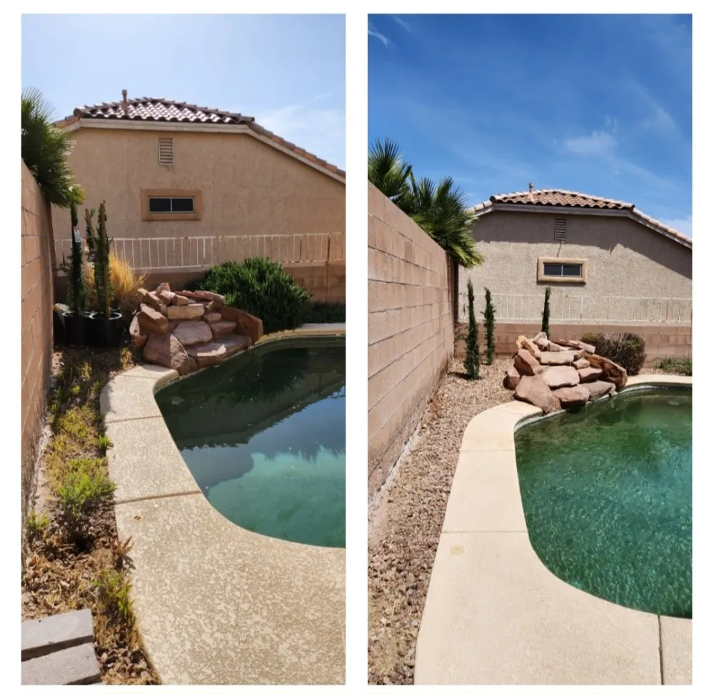Top-rated landscape design with custom design in North Las Vegas, NV by Nopal Lawn Maintenance