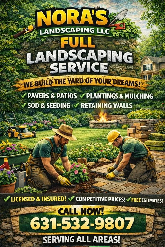 Top-rated garden landscaping in Lindenhurst, NY by Noras Landscaping