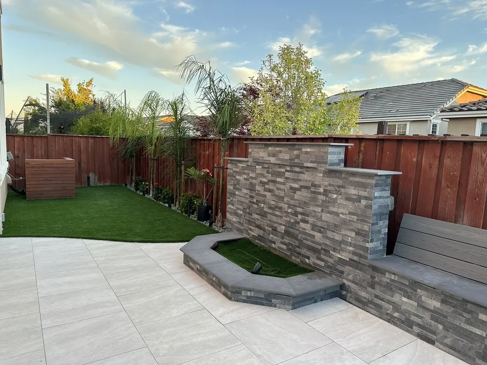 Professional landscape installation in Tri-Valley, CA by Norcal Concrete