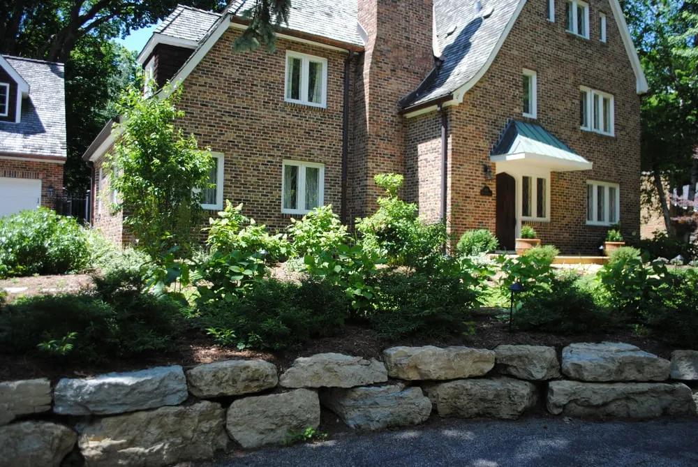 Custom landscape installation in Waunakee, WI by Norland Landscape