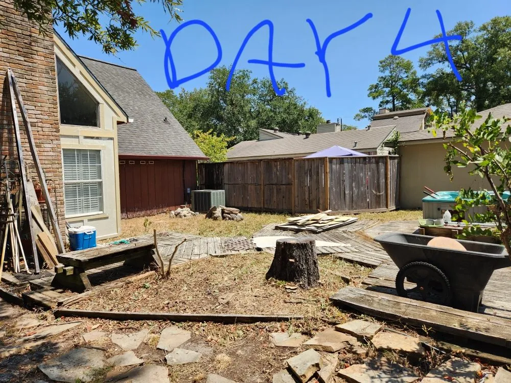 Custom garden landscaping for beautiful yards in Magnolia, TX by Norman Helping Hands