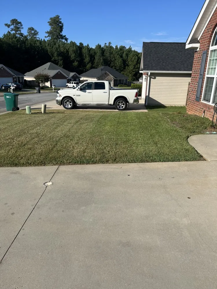 Custom lawn mowing service in Hephzibah, GA by Norris Landscaping