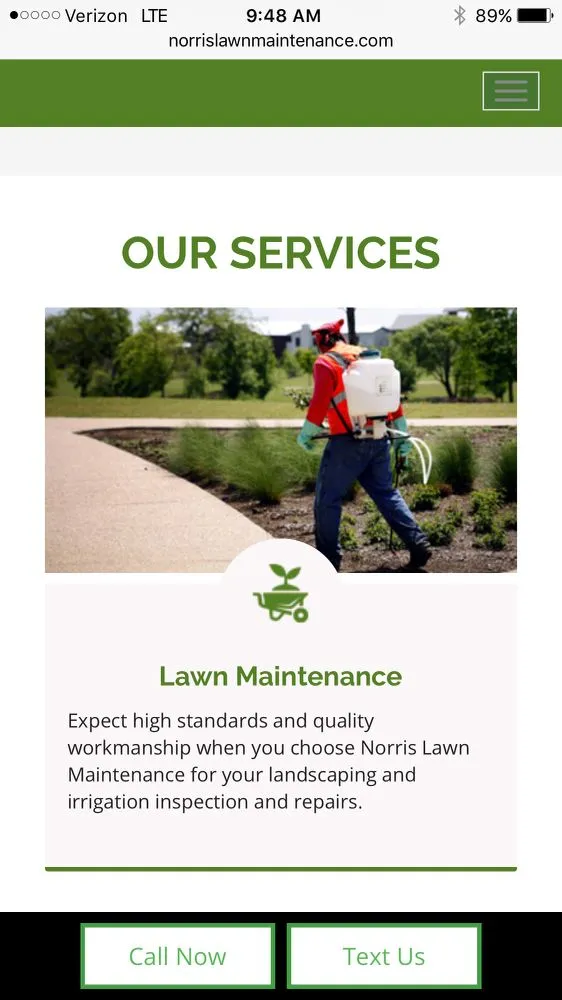 Professional yard maintenance with custom design in Plant City, FL by Norris Lawn Maintenance