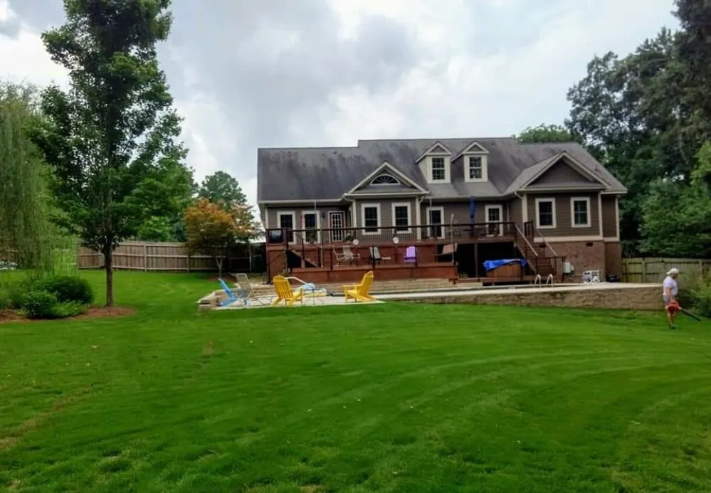 Professional residential landscaping for beautiful yards in Gloverville, SC by Norris Lawncare & Pressure Washing Services