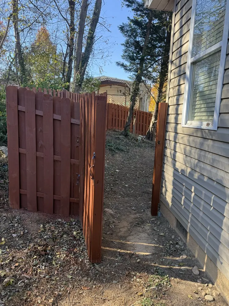 Custom yard maintenance in Asheville, NC by Norstar Fence Company