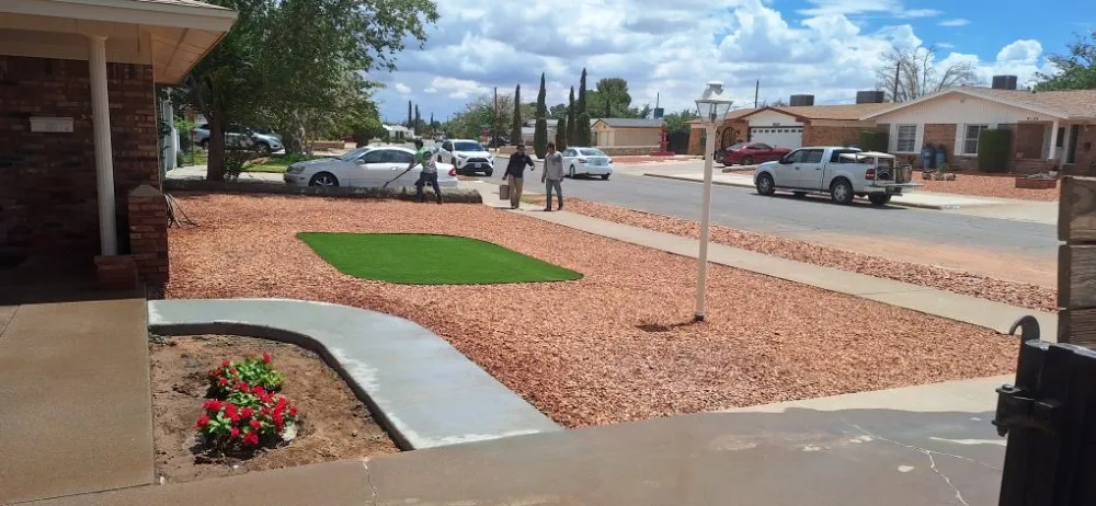 Local landscape installation in Socorro, TX - Norstar Landscapes LLC