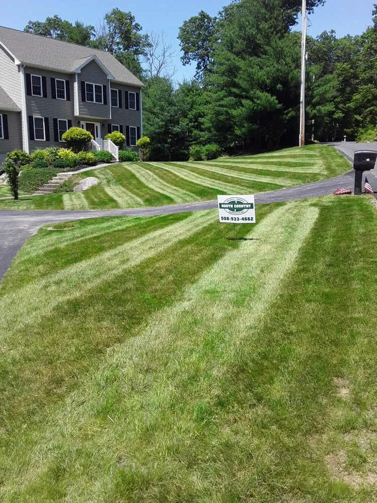 Top-rated lawn mowing service in Attleboro, MA by North Country Landscaping