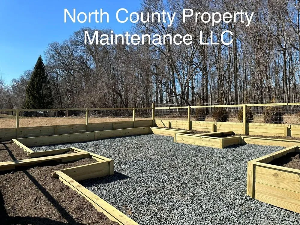 Professional yard cleanup service for residential properties in White Hall, MD by North County Property Maintenance