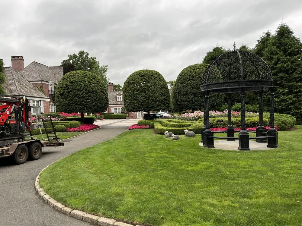 Trusted outdoor landscaping with custom design across Bridgeport, CT - North End Landscaping Service