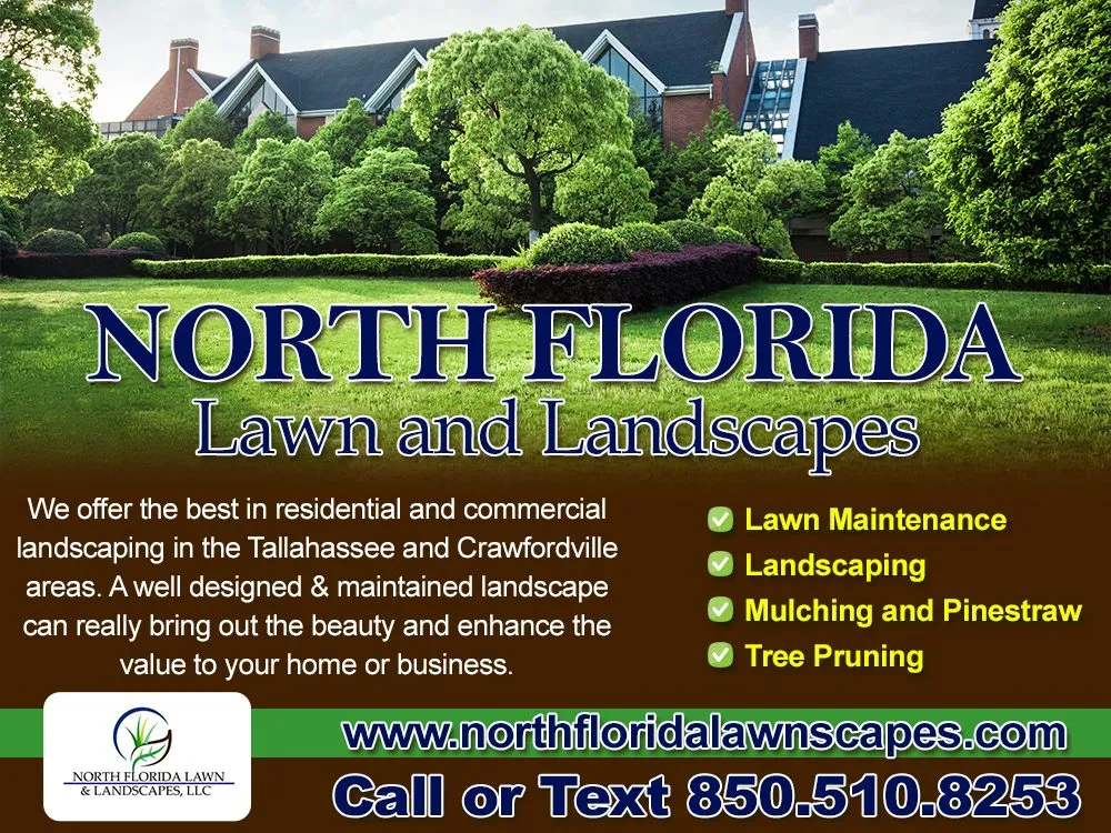 Local yard maintenance experts serving Crawfordville, FL - North Florida Lawn & Landscape