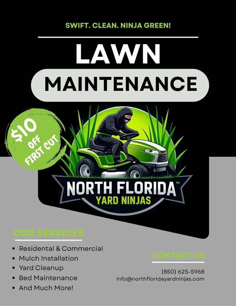 Reliable yard cleanup service in Gadsden county, FL by North Florida Yard Ninjas