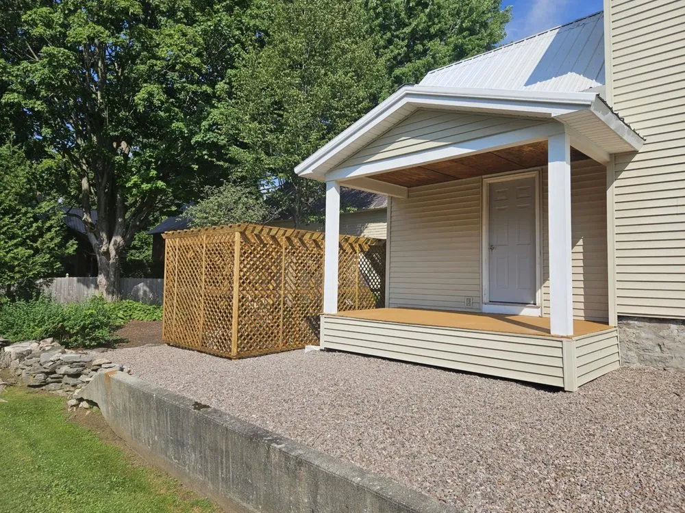 Local landscape installation in Carthage, NY - North Hawk Enterprises