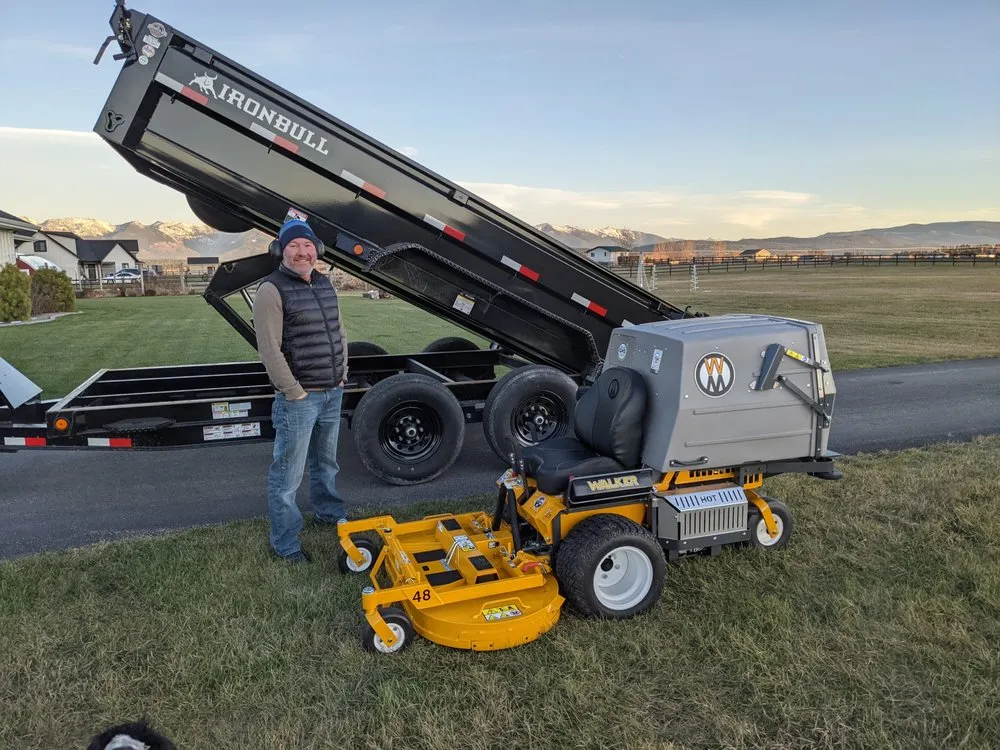 Custom landscape installation in Kalispell, MT - North Lake Mowing