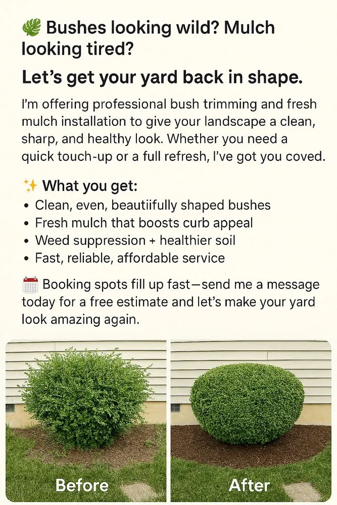 Reliable lawn mowing service in Kannapolis, NC by North Meck Cabarrus Exteriors