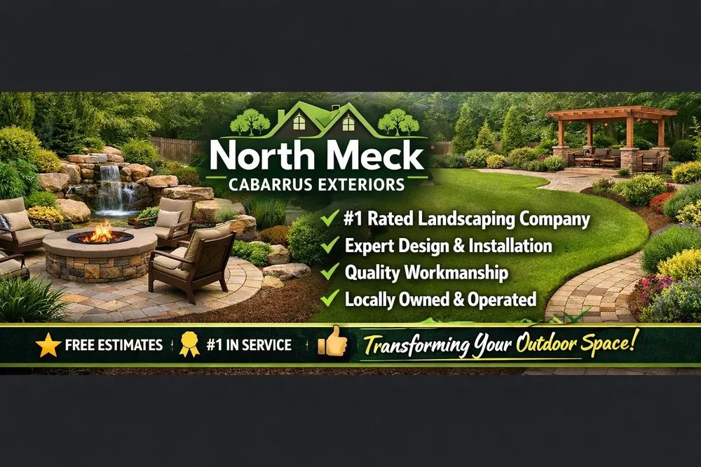 Top-rated outdoor landscaping experts serving Kannapolis, NC - North Meck Cabarrus Exteriors