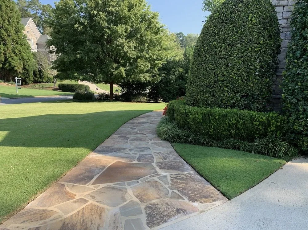 Professional landscape installation with custom design across Powder Springs, GA - North Point Landscaping