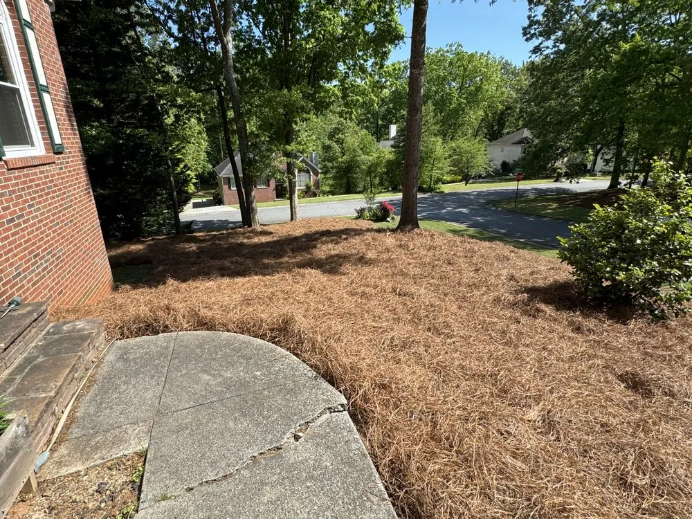 Custom garden landscaping near you in Powder Springs, GA by North Point Landscaping