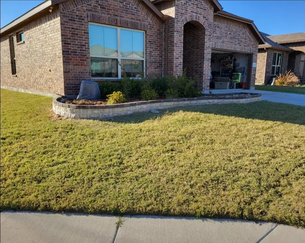 Professional yard cleanup service for outdoor upgrades in Krum, TX by North Texas Landscape Solutions