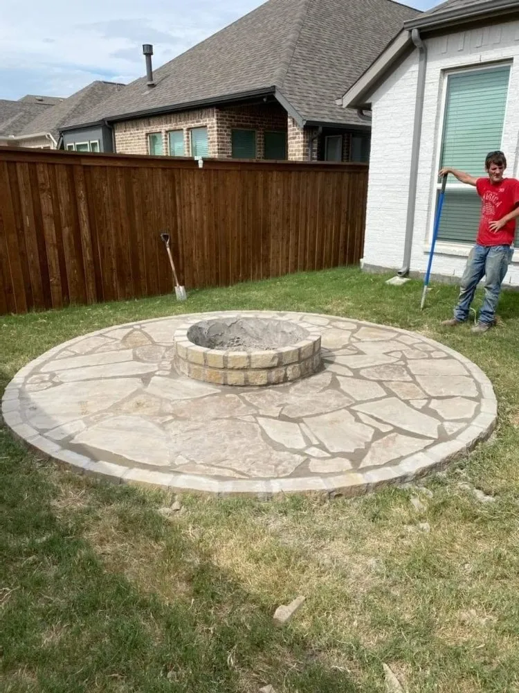 Reliable lawn mowing service for residential properties in Krum, TX by North Texas Landscape Solutions