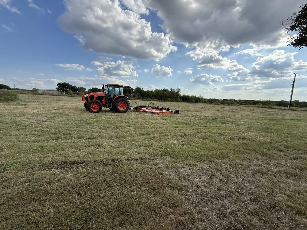 Professional lawn mowing service in Caddo Mills, TX - North Texas Skid Loader Services