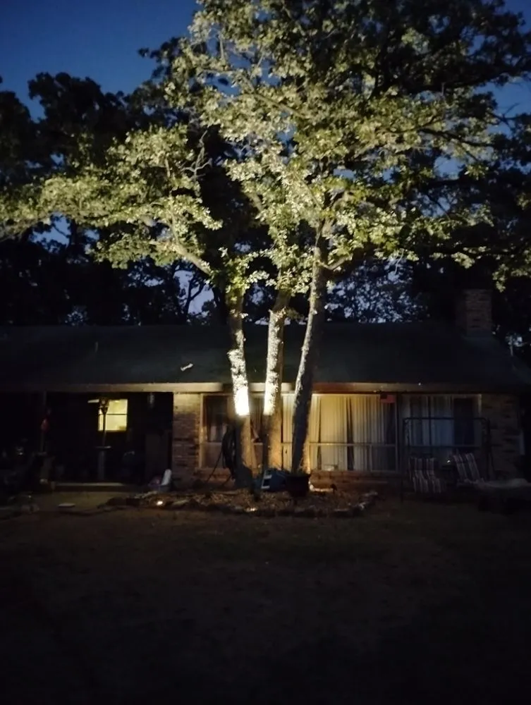 Expert landscape installation for homes in Flower Mound, TX by North Texas Tree Services