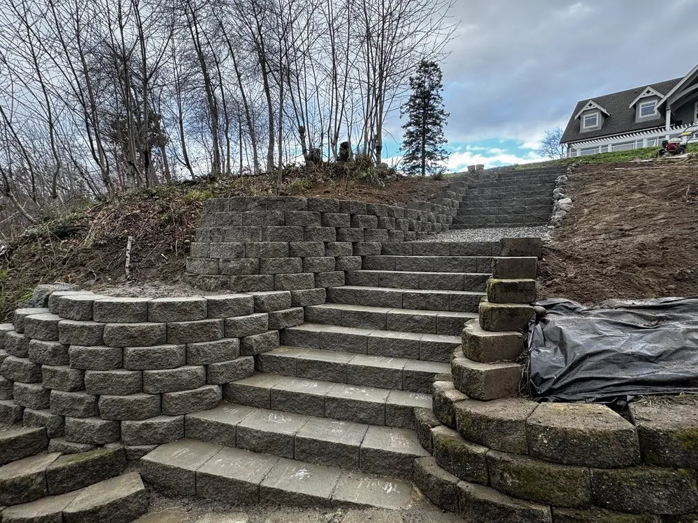 Professional lawn mowing service in Gig Harbor, WA by North Winds Hardscape