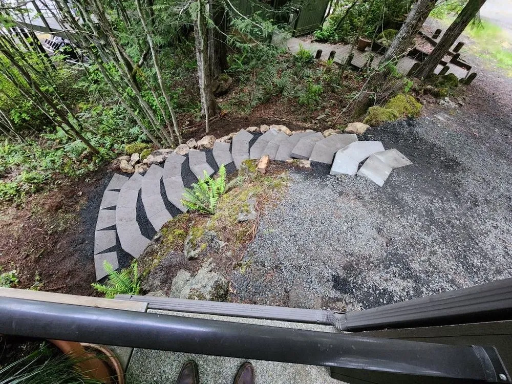 Trusted lawn mowing service for homes in Gig Harbor, WA by North Winds Hardscape