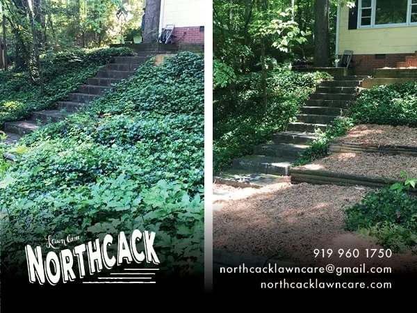 Custom landscape installation in Chapel Hill, NC by Northcack Home Services