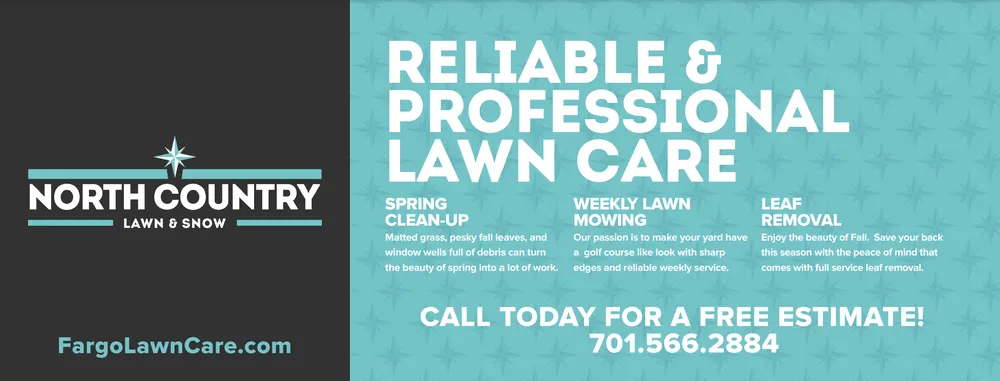 Top-rated yard maintenance for beautiful yards in Fargo, ND by NorthCountry Lawn & Snow
