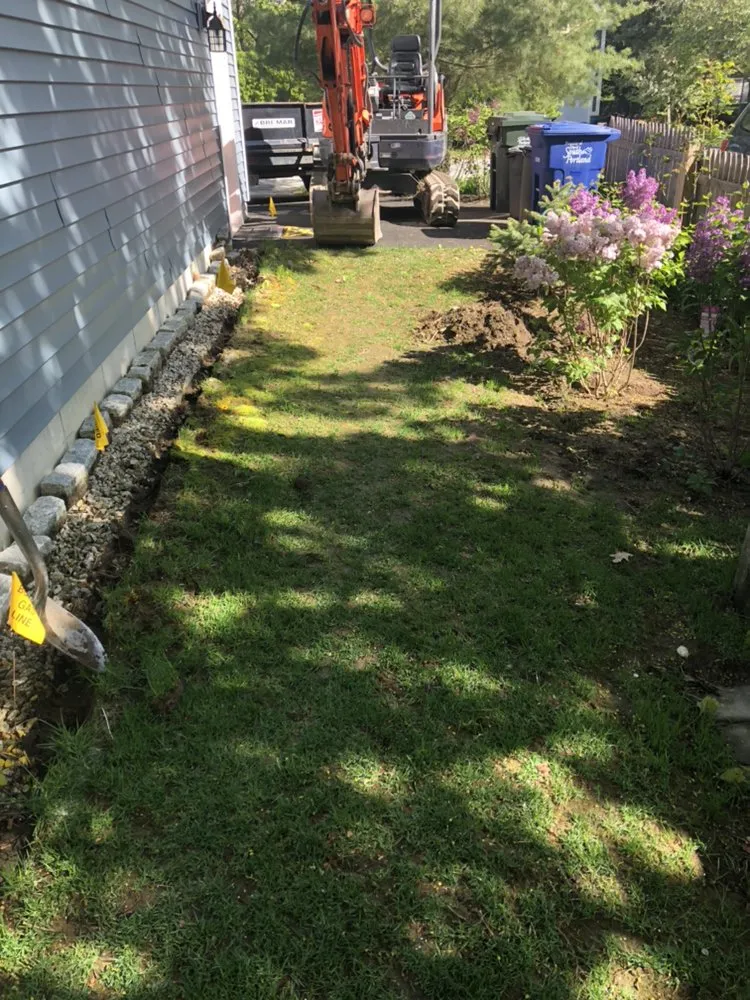 Professional landscape installation for beautiful yards in Standish, ME by Northeast Landscape & Irrigation