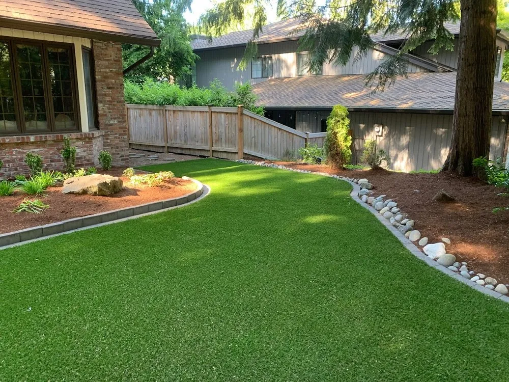 Custom garden landscaping with custom design in Renton, WA by Northeast Landscaping Service