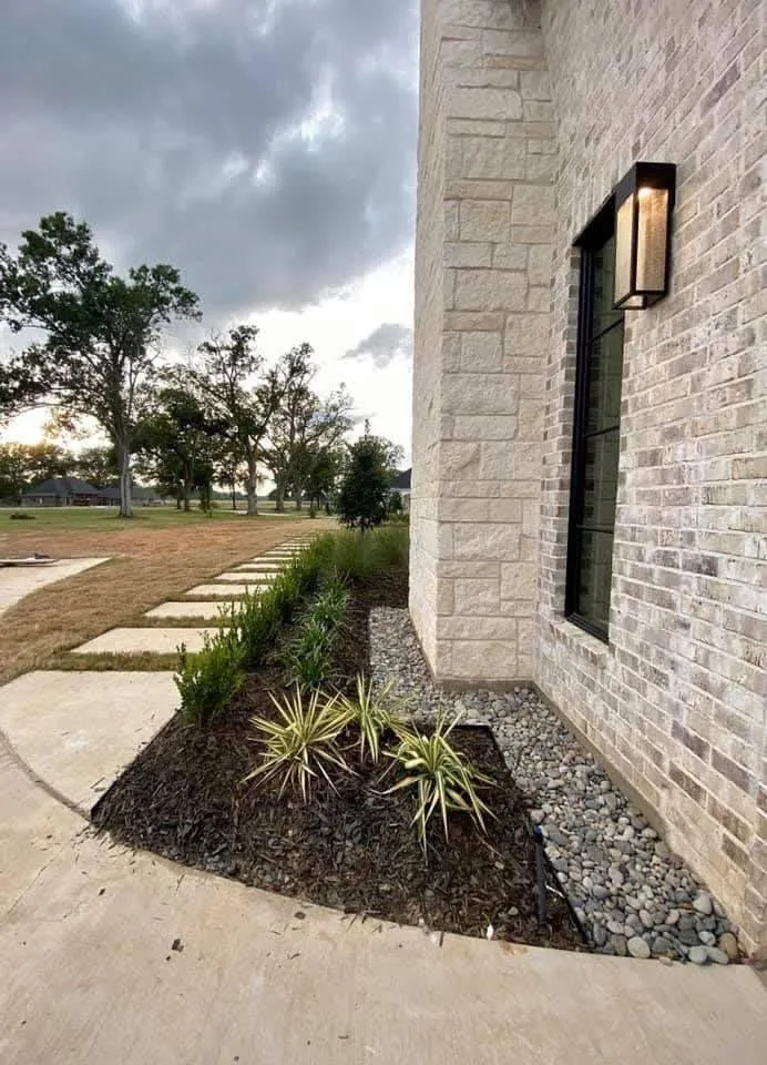 Custom landscape installation for residential properties across West Monroe, LA - Northeast Lawn Service