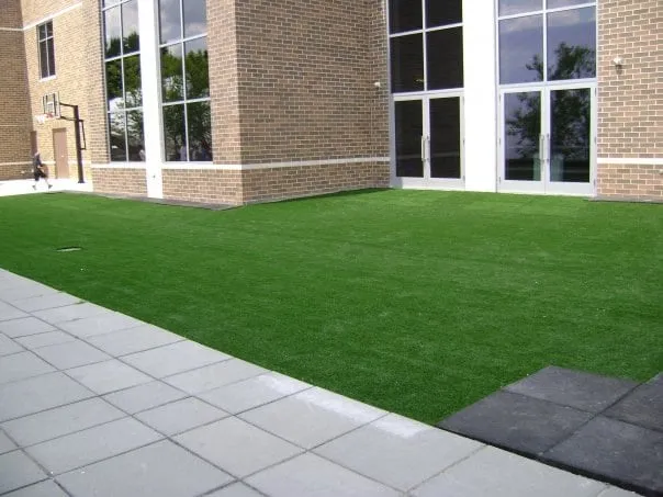 Custom residential landscaping in Clinton, MA by Northeast Synthetic Turf Company