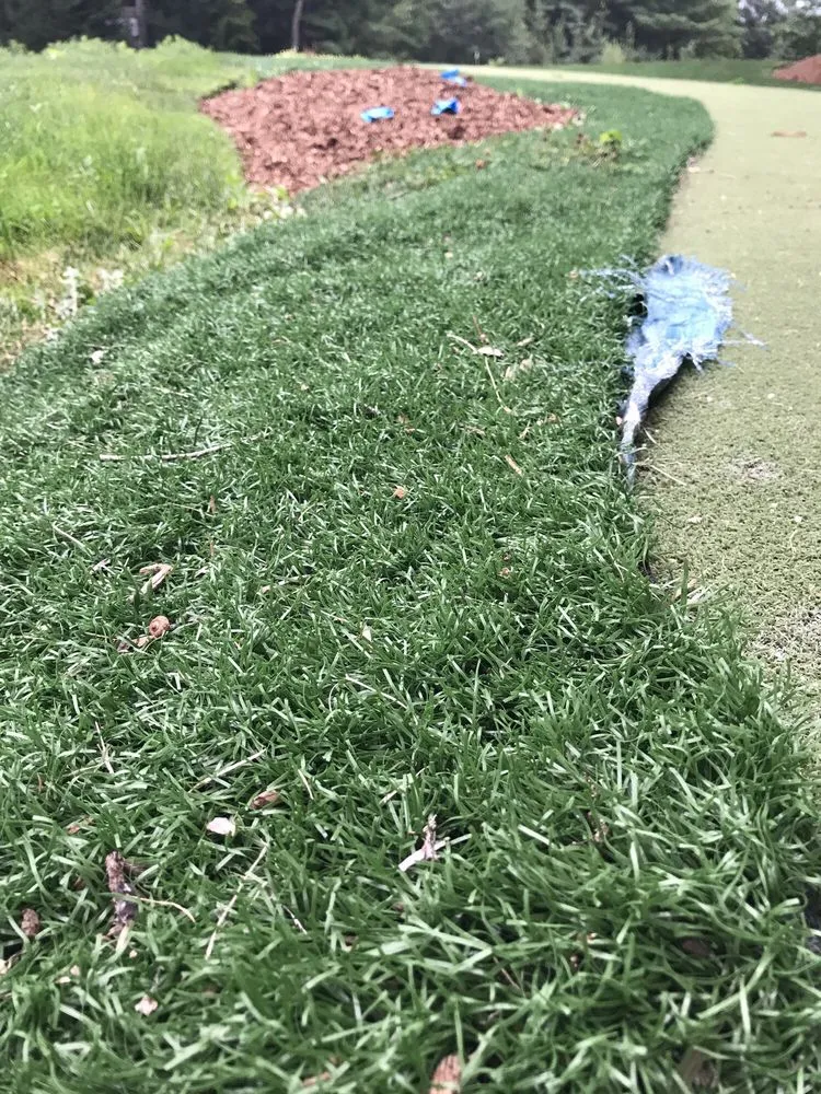 Professional garden landscaping for beautiful yards in Clinton, MA by Northeast Synthetic Turf Company