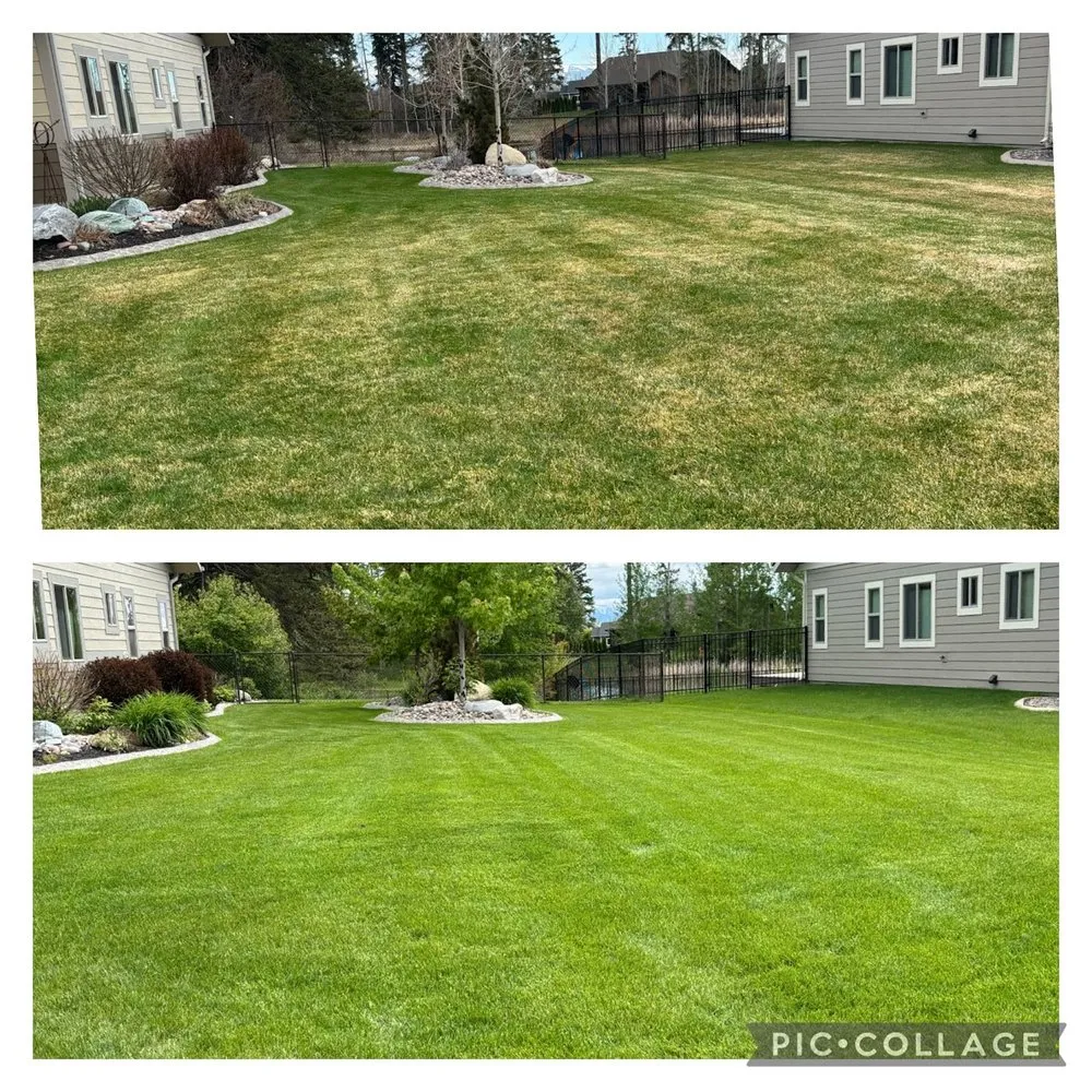 Custom landscape design in Columbia Falls, MT - Northern Boundary