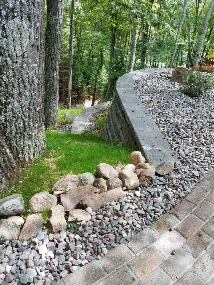 Expert garden landscaping for residential properties in Eagle River, WI by Northern Lakes Landscaping
